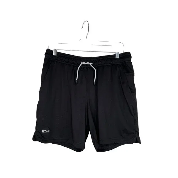Rhone Training Shorts with Liner in Black Size Large Athletic Shorts - Picture 2 of 12